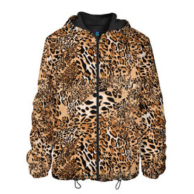 Мужская куртка 3D с принтом Леопард в Тюмени, ткань верха — 100% полиэстер, подклад — флис | прямой крой, подол и капюшон оформлены резинкой с фиксаторами, два кармана без застежек по бокам, один большой потайной карман на груди. Карман на груди застегивается на липучку | camouflage | cat | disguise | fashion | illustration | jungle | leopard | predator | skin | spots | style | wild | youth | графика | джунгли | дикий | иллюстрация | камуфляж | картинка | кошка | леопард | маскировка | мода | молодежная | пятна | рисунок |