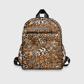 Детский рюкзак 3D с принтом Леопард в Тюмени, 100% полиэстер | лямки с регулируемой длиной, сверху петелька, чтобы рюкзак можно было повесить на вешалку. Основное отделение закрывается на молнию, как и внешний карман. Внутри дополнительный карман. По бокам два дополнительных кармашка | camouflage | cat | disguise | fashion | illustration | jungle | leopard | predator | skin | spots | style | wild | youth | графика | джунгли | дикий | иллюстрация | камуфляж | картинка | кошка | леопард | маскировка | мода | молодежная | пятна | рисунок |