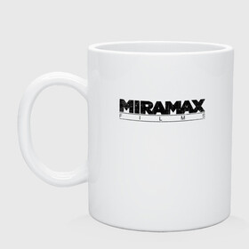 Кружка керамическая с принтом MIRAMAX FILM в Тюмени, керамика | объем — 330 мл, диаметр — 80 мм. Принт наносится на бока кружки, можно сделать два разных изображения | miramax film | киностудия | мирамакс | тарантино