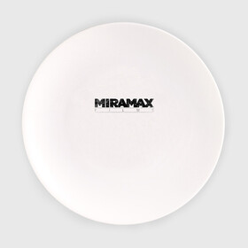 Тарелка с принтом MIRAMAX FILM в Тюмени, фарфор | диаметр - 210 мм
диаметр для нанесения принта - 120 мм | miramax film | киностудия | мирамакс | тарантино
