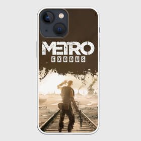 Чехол для iPhone 13 mini с принтом METRO: EXODUS   Пустыня в Тюмени,  |  | 2033 | artem | exodus | fps | game | games | last | light | metro | moscow | russia | shooter | stalker | winter | артем | зима | игра | игры | исход | метро | москва | последнее | россия | сталкер | убежище | шутер