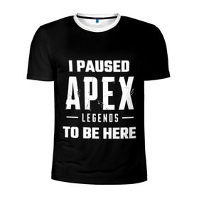 Мужская футболка 3D спортивная с принтом Apex Legends в Тюмени, 100% полиэстер с улучшенными характеристиками | приталенный силуэт, круглая горловина, широкие плечи, сужается к линии бедра | apex | apex legends | battle royale | br | games | new | titanfall | ttf | апекс легенд | бангалор | батл рояль | бладхаунд | игры | каустик | лайфлайн | мираж | рэйф | тайтанфол | титанфол