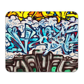 Коврик для мышки прямоугольный с принтом Graffiti в Тюмени, натуральный каучук | размер 230 х 185 мм; запечатка лицевой стороны | grafity | paint | street art | urban | город | граффити | искусство | кирпичи | краски | рисунки | стена | улицы | уличное искусство