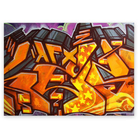 Поздравительная открытка с принтом graffiti color в Тюмени, 100% бумага | плотность бумаги 280 г/м2, матовая, на обратной стороне линовка и место для марки
 | graffiti | paint | street art | urban | город | граффити | искусство | кирпичи | краски | рисунки | стена | улицы | уличное искусство