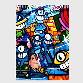 Скетчбук с принтом GRAFFITI EXCLUSIVE в Тюмени, 100% бумага
 | 48 листов, плотность листов — 100 г/м2, плотность картонной обложки — 250 г/м2. Листы скреплены сверху удобной пружинной спиралью | grafity | paint | street art | urban | город | граффити | искусство | кирпичи | краски | рисунки | стена | улицы | уличное искусство