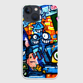 Чехол для iPhone 13 mini с принтом GRAFFITI EXCLUSIVE в Тюмени,  |  | grafity | paint | street art | urban | город | граффити | искусство | кирпичи | краски | рисунки | стена | улицы | уличное искусство