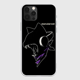 Чехол для iPhone 12 Pro Max с принтом Monstercat в Тюмени, Силикон |  | monstercat | клуб | клубная музыка | кот | котенок | кошка | лейбл | монстар | монстар кет | монстер | музыка | танцевальная музыка | электронная | электронная музыка