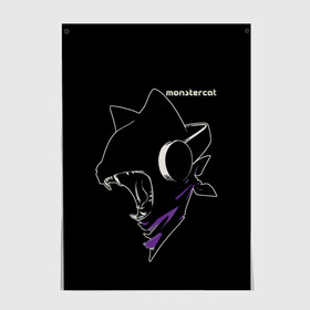 Постер с принтом Monstercat в Тюмени, 100% бумага
 | бумага, плотность 150 мг. Матовая, но за счет высокого коэффициента гладкости имеет небольшой блеск и дает на свету блики, но в отличии от глянцевой бумаги не покрыта лаком | monstercat | клуб | клубная музыка | кот | котенок | кошка | лейбл | монстар | монстар кет | монстер | музыка | танцевальная музыка | электронная | электронная музыка