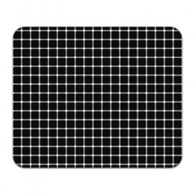 Коврик для мышки прямоугольный с принтом Неуловимые серый точки в Тюмени, натуральный каучук | размер 230 х 185 мм; запечатка лицевой стороны | Тематика изображения на принте: иллюзия | кажется | квадраты | клетка | круги | линии | полосы | сетка | точки | ячейка