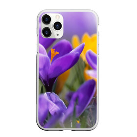 Чехол для iPhone 11 Pro Max матовый с принтом Фиолетовые цветы в Тюмени, Силикон |  | бабушке | девочке | девушке | дочке | желтые цветы | женщине | маме | подруге | природа | розовые цветы | розы | сестре | теще | тюльпаны | цветы