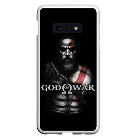 Чехол для Samsung S10E с принтом God of War в Тюмени, Силикон | Область печати: задняя сторона чехла, без боковых панелей | god of war | арес | афина | бог | бог войны | воин | генерал | гидра | кратос | призрак | спарта | татуировка