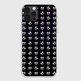 Чехол для iPhone 12 Pro Max с принтом MARSHMELLO Black в Тюмени, Силикон |  | black | marsh | marshmallow | marshmello | marshmelo | mello | music | smile | диджей | лого | маршмеллов | маршмеллоу | маршмеллу | маршмело | маршмелов | маршмелоу | музыка | музыкант | трэп | улыбка | хаус