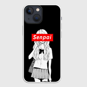 Чехол для iPhone 13 mini с принтом SENPAI в Тюмени,  |  | senpai | аниме | сенпай | сэнпай. | хэнтай