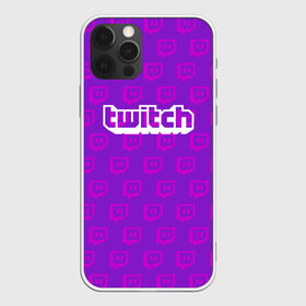 Чехол для iPhone 12 Pro Max с принтом Twitch в Тюмени, Силикон |  | game | gamer | logo | twitch | twitties | игры | логотип | надписи | стрим | твитч | текстура