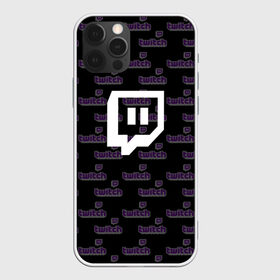 Чехол для iPhone 12 Pro Max с принтом Twitch в Тюмени, Силикон |  | game | gamer | logo | twitch | twitties | игры | логотип | стрим | твитч