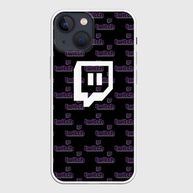 Чехол для iPhone 13 mini с принтом Twitch в Тюмени,  |  | game | gamer | logo | twitch | twitties | игры | логотип | стрим | твитч