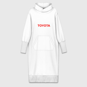 Платье удлиненное хлопок с принтом TOYOTA в Тюмени,  |  | auto | sport | toyota | авто | автомобиль | автомобильные | бренд | марка | машины | спорт | тойота