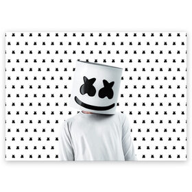 Поздравительная открытка с принтом MARSHMELLO White в Тюмени, 100% бумага | плотность бумаги 280 г/м2, матовая, на обратной стороне линовка и место для марки
 | Тематика изображения на принте: marsh | marshmallow | marshmello | marshmelo | mello | music | smile | диджей | лого | маршмеллов | маршмеллоу | маршмеллу | маршмело | маршмелов | маршмелоу | музыка | музыкант | рожица | трэп | улыбка | хаус