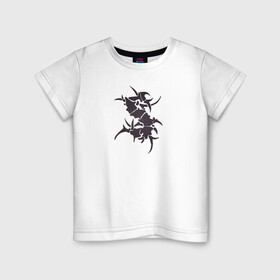 Детская футболка хлопок с принтом Sepultura в Тюмени, 100% хлопок | круглый вырез горловины, полуприлегающий силуэт, длина до линии бедер | alternative | death | groove thrash | sepultura | thrash