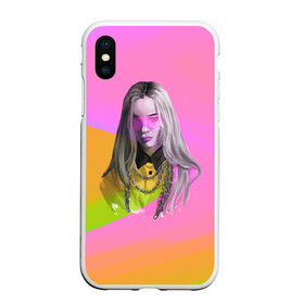 Чехол для iPhone XS Max матовый с принтом Billie Eilish в Тюмени, Силикон | Область печати: задняя сторона чехла, без боковых панелей | billie eilish | lovely | music | ocean eyes | pop | билли айлиш | девушка | музыка | океан | поп | эйлиш | элиш