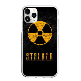 Чехол для iPhone 11 Pro Max матовый с принтом S T A L K E R в Тюмени, Силикон |  | anomaly | bandit | chernobyl | logo | pripyat | shadow of chernobyl | stalker | stalker 2 | zone | аномалия | бандиты | зона | лого | меченый | припять | сталкер | сталкер 2 | тени чернобыля | чернобыль | чистое небо