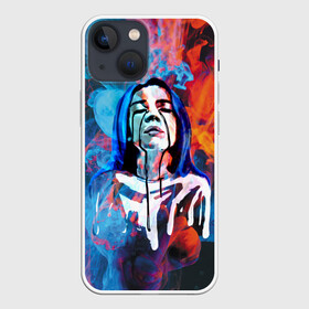 Чехол для iPhone 13 mini с принтом Billie Eilish Smoke в Тюмени,  |  | billie eilish | lovely | music | ocean eyes | pop | билли айлиш | девушка | музыка | океан | поп | эйлиш | элиш