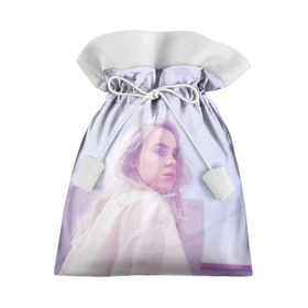 Подарочный 3D мешок с принтом Pink Billie Eilish в Тюмени, 100% полиэстер | Размер: 29*39 см | billie eilish | lovely | music | ocean eyes | pop | билли айлиш | девушка | музыка | океан | поп | эйлиш | элиш