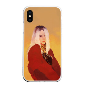 Чехол для iPhone XS Max матовый с принтом Billie Eilish Sun в Тюмени, Силикон | Область печати: задняя сторона чехла, без боковых панелей | billie eilish | lovely | music | ocean eyes | pop | билли айлиш | девушка | музыка | океан | поп | эйлиш | элиш