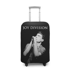 Чехол для чемодана 3D с принтом Joy Division в Тюмени, 86% полиэфир, 14% спандекс | двустороннее нанесение принта, прорези для ручек и колес | ian curtis | joy division | joy division unknown pleasures | love will tear us apart | группы | иэн кёртис | пост панк | рок