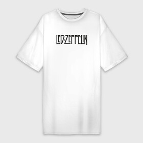 Платье-футболка хлопок с принтом Led Zeppelin в Тюмени,  |  | blues rock | heavy | led zeppelin | progressive hard rock