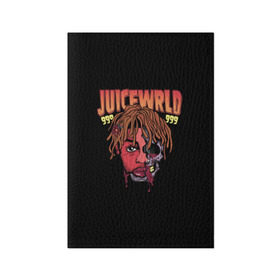 Обложка для паспорта матовая кожа с принтом Juice WRLD в Тюмени, натуральная матовая кожа | размер 19,3 х 13,7 см; прозрачные пластиковые крепления | dreams | jucie | juice | lucid | rap | world | wrld | американский | ворлд | врлд | джус | реп | репер | рэп | рэпер