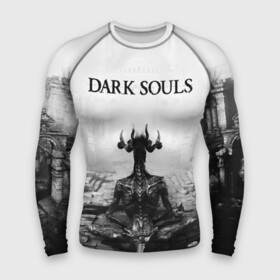 Мужской рашгард 3D с принтом Dark Souls в Тюмени,  |  | dark souls | games | praise the sun | игры | компьютерные игры | рыцарь | тёмные души