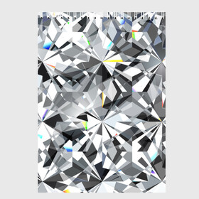 Скетчбук с принтом Бриллиантовое мерцание в Тюмени, 100% бумага
 | 48 листов, плотность листов — 100 г/м2, плотность картонной обложки — 250 г/м2. Листы скреплены сверху удобной пружинной спиралью | diamond | facets | glitter | highlights | precious | shimmer | sto | абстракция | блеск | блики | бриллиантовое | геометрический | грани | графика | драгоценный | иллюстрация | искусство | камень | картинка | мерцание | мода
