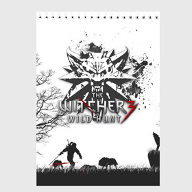 Скетчбук с принтом The Witcher 3 Wild Hunt в Тюмени, 100% бумага
 | 48 листов, плотность листов — 100 г/м2, плотность картонной обложки — 250 г/м2. Листы скреплены сверху удобной пружинной спиралью | wild hunt | арбалет | ведьмак 3 | геральт | дикая | магия | охота | сказка | сфера | фэнтези | цири