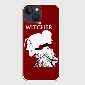 Чехол для iPhone 13 mini с принтом The Witcher в Тюмени,  |  | wild hunt | арбалет | ведьмак 3 | геральт | дикая | магия | охота | сказка | сфера | фэнтези | цири