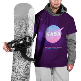 Накидка на куртку 3D с принтом NASA. Take me to the Moon в Тюмени, 100% полиэстер |  | administration | aeronautics | brand | logo | nasa | national | oldschool | space | usa | исследование | космос | лого | наса | национальное | олдскул | сша | управление