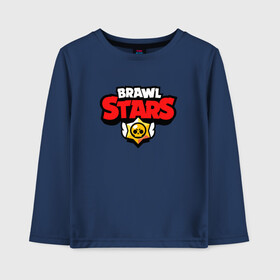 Детский лонгслив хлопок с принтом BRAWL STARS в Тюмени, 100% хлопок | круглый вырез горловины, полуприлегающий силуэт, длина до линии бедер | brawl stars | brawl stars сервер | браво старс | игра brawl stars | персонажи brawl stars.