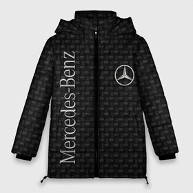 Женская зимняя куртка 3D с принтом Mercedes в Тюмени, верх — 100% полиэстер; подкладка — 100% полиэстер; утеплитель — 100% полиэстер | длина ниже бедра, силуэт Оверсайз. Есть воротник-стойка, отстегивающийся капюшон и ветрозащитная планка. 

Боковые карманы с листочкой на кнопках и внутренний карман на молнии | amg | mercedes | авто | автомобиль | иномарка | логотип | машина | мерседес | текстура