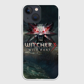 Чехол для iPhone 13 mini с принтом The Witcher 3: Wild Hunt в Тюмени,  |  | wild hunt | witcher | арбалет | ведьмак 3 | геральт | дикая | магия | охота | сказка | сфера | фэнтези | цири