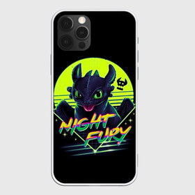 Чехол для iPhone 12 Pro Max с принтом Night Fury в Тюмени, Силикон |  | Тематика изображения на принте: how to train your dragon | night fury | беззубик | дракон | как приручить дракона | ночная фурия