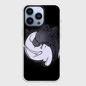 Чехол для iPhone 13 Pro с принтом Night Fury в Тюмени,  |  | how to train your dragon | night fury | беззубик | дракон | инь янь | как приручить дракона | ночная фурия