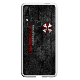 Чехол для Honor P Smart Z с принтом Umbrella corporation в Тюмени, Силикон | Область печати: задняя сторона чехла, без боковых панелей | Тематика изображения на принте: biohazard | evil | project alice | r.p.d | resident | амбрелла | вирус g | вирус т | грандж | зомби | зонт | йовович | клэр | леон | милла | обитель зла | умбрелла | элис