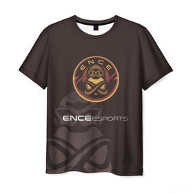 Мужская футболка 3D с принтом ence esports в Тюмени, 100% полиэфир | прямой крой, круглый вырез горловины, длина до линии бедер | cs:go | cybersport | киберспорт | турнир | финляндия | фины