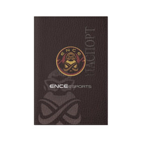 Обложка для паспорта матовая кожа с принтом ence esports в Тюмени, натуральная матовая кожа | размер 19,3 х 13,7 см; прозрачные пластиковые крепления | cs:go | cybersport | киберспорт | турнир | финляндия | фины