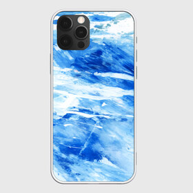 Чехол для iPhone 12 Pro Max с принтом Вода акварель в Тюмени, Силикон |  | Тематика изображения на принте: 23 | 8 | абстракция | акварель | белый | вип | дизайн | коньки | красота | лед | мода | море | новинка | новый год | подарок | синий | снег | стритвир | топ | тренд | холод | художник