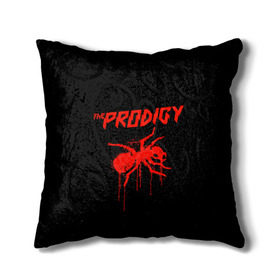 Подушка 3D с принтом The Prodigy в Тюмени, наволочка – 100% полиэстер, наполнитель – холлофайбер (легкий наполнитель, не вызывает аллергию). | состоит из подушки и наволочки. Наволочка на молнии, легко снимается для стирки | 90 е | the prodigy | кит флинт | музыка | муравей | панк | рок | техно | электро