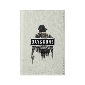 Обложка для паспорта матовая кожа с принтом Days Gone Poster в Тюмени, натуральная матовая кожа | размер 19,3 х 13,7 см; прозрачные пластиковые крепления | Тематика изображения на принте: 2019 | days gone | game | poster | ps4 | zombie | жизнь после | зомби | игра