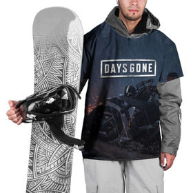 Накидка на куртку 3D с принтом Days Gone в Тюмени, 100% полиэстер |  | 2019 | days gone | game | poster | ps4 | zombie | жизнь после | зомби | игра