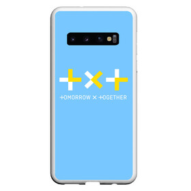 Чехол для Samsung Galaxy S10 с принтом TOMORROW X TOGETHER TXT в Тюмени, Силикон | Область печати: задняя сторона чехла, без боковых панелей | bts | k pop | kpop | tomorrow x together | txt | бтс | к поп | кей поп | корейский поп | кпоп | поп | тикст | томмороу их тогезер