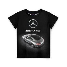 Детская футболка 3D с принтом Mercedes V8 Biturbo AMG в Тюмени, 100% гипоаллергенный полиэфир | прямой крой, круглый вырез горловины, длина до линии бедер, чуть спущенное плечо, ткань немного тянется | amg | cool | design | mercedes | mercedes benz | motorsport | power | prestige | race | silver | sport car | status | автоспорт | гонка | дизайн | круто | мерседес | мощь | престиж | серебряный | спорткар | статус